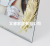 Glass Photo Frame Crystal Photo Frame Golden Feather Photo Frame