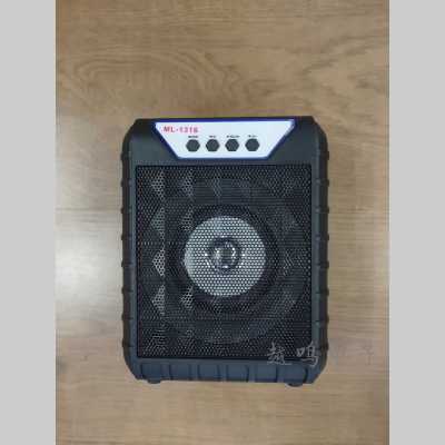 ML-1316 Speaker Hifi Wireless Portable Audio with FM Radio Function ，USB/TF Card Speaker  OEM Custom Mini Small Speaker 