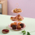 S02 European-Style Multi-Layer Fruit Plate Fashion Three-Layer Cake Stand Plastic Double Layer Fruit Pot Fruit Basket