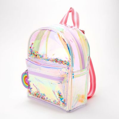 Amazon Summer New Custom Kindergarten Backpack Colorful Transparent Laser Cute Cartoon Children's Backpack