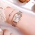 2022 New Arrival in Stock Wholesale Roman Square Diamond Retro Women's Watch Diamond Surface Women's Wrist Watch reloj