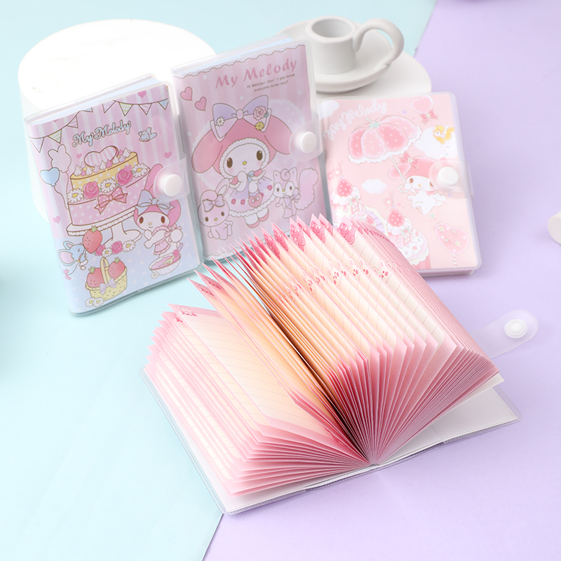 【纤客】100KEVA带扣本子便携彩页随身简约ins生日礼物笔记手账本