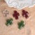 Vintage Glass Resin Cross Pendant DIY Handmade Ornament Earrings Accessories Material