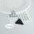 INS Embossed Irregular Black And White Stitching Polka Dot Leaf Plaid Handmade Acrylic DIY Earrings Materials Accessories