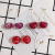 DIY Ornament Accessories Wholesale Summer Resin Red Cherry Cherry Real Flower and Dried Flower Real Gold Pole Long Japanese Style