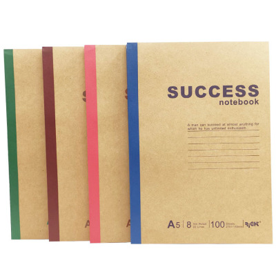 Laite A5 Kraft Paper Notebook Retro Soft Copy Simple Thickened Student Practice Note Office Book Direct Sales