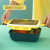 Cross-Border Amazon Hot Sale Japanese Divided Lunch Box Microwaveable Heating Plastic Lunch Box Lunch Lunch Box Box