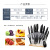 Stainless Steel Kitchen Knives Set 17-Piece Set Gift Giving Presents Sets of Knives Painting Knives Chef Knives Slicing Knife Wholesale