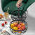 Nordic Iron Fruit Basket Handheld Double Deck Creative Storage Home Kitchen Living Room Snack and Fruit Plate Three-Layer Basket
