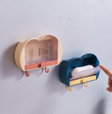 Creative Sucker Wall-Mounted Soap Dish Foreign Trade Exclusive