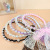 New Lace Pearl Headband Elegant Super Fairy Retro Style Headdress Winding Bow Ribbon Headband Girl's Hair Accessories