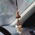 Huangyang Shengfo Car Hanging Magnolia Flower Car Hanging Peach Wood Lotus Handmade Woven Car Pendant Creative Car Hanging