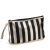 New Golden Edge Striped Hand-Carrying Cosmetic Bag Portable Household Makeup Storage Bag Handbag Small Factory Direct Supply