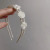 Retro Rose Pearl Flower Headband Special-Interest Design Double-Layer Outing Headband French Fairy Style Hair Accessories