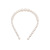 Retro Girl Simple All-Match Pearl Hair-Hoop Headband Hair Pressing Hairpin Lady Temperamental Hair Band Korean Hair Accessories for Women