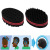 Factory Direct Supply Oval Curly Hair Cotton Small Hole Oval Black Curly Hair Sponge Black Hot Sponge Hot Foil Sponge