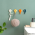 H115-AIRSUN Hot Air Balloon Hook Strong Adhesive Wall Mount Kitchen Invisible Hook No Punching behind the Door Sticky Hook