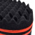 Factory Direct Supply Oval Curly Hair Cotton Small Hole Oval Black Curly Hair Sponge Black Hot Sponge Hot Foil Sponge