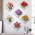Xi Pan Stickers Flower Stickers Grid Decorative Stickers Dormitory Bedroom Entrance Restaurant Living Room Background Decoration Wall Stickers
