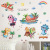 Xi Pan Stickers Cartoon Dinosaur Children's Room 50 * 70cm Combination Stickers DIY Creative Waterproof Paste Support Customization