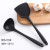 Spot Silicone Spatula Set Factory Wholesale Black Cooking Tools Non-Stick Pan Silicone Kitchenware Set