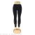 Joya New Cropped Yoga Pants Women's Stitching Mesh Letter Ribbon Elastic Waist Tight Leggings Running Sports