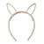 Internet Influencer Pearl Headband Cat Ears Rabbit Ears Headdress Student Hairpin WeChat Merchants Scan Code to Push Small Gifts Wholesale