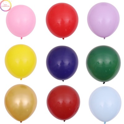 Cross-Border Hot Selling Factory Direct Sales 18-Inch Standard/Matte Party Decoration Color latex Balloons