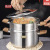Shengbide Steamer Household Korean-Style Double-Layer Stainless Steel Steamer Thickened Soup Steam Pot Dual-Use Kitchen Pot Gift