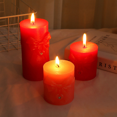 Modern Chinese Candle Wedding Atmosphere Decoration Warm Candle Exquisite Packaging European Candle Dinner Desktop Decoration