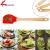 Beech Handle Silicone Spatula Cake DIY Baking Silk Screen Scraper Baking Tool Christmas Silicone Scraper