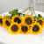 Sunflower Artificial Flower SUNFLOWER Pastoral Style Wedding Decoration Photography Props Home Display Window Decorative Fake Flower Wholesale