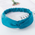  Leather Velvet Solid Color Cross Hair Band Elastic Elastic Headband Female Makeup and Face Wash Exercise Hair Band