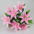 Artificial Lily Bouquet 10 Small Tiger Orchid Wedding Celebration Living Room Decorative Display Props Fake Flower Artificial Flowers in Stock Wholesale