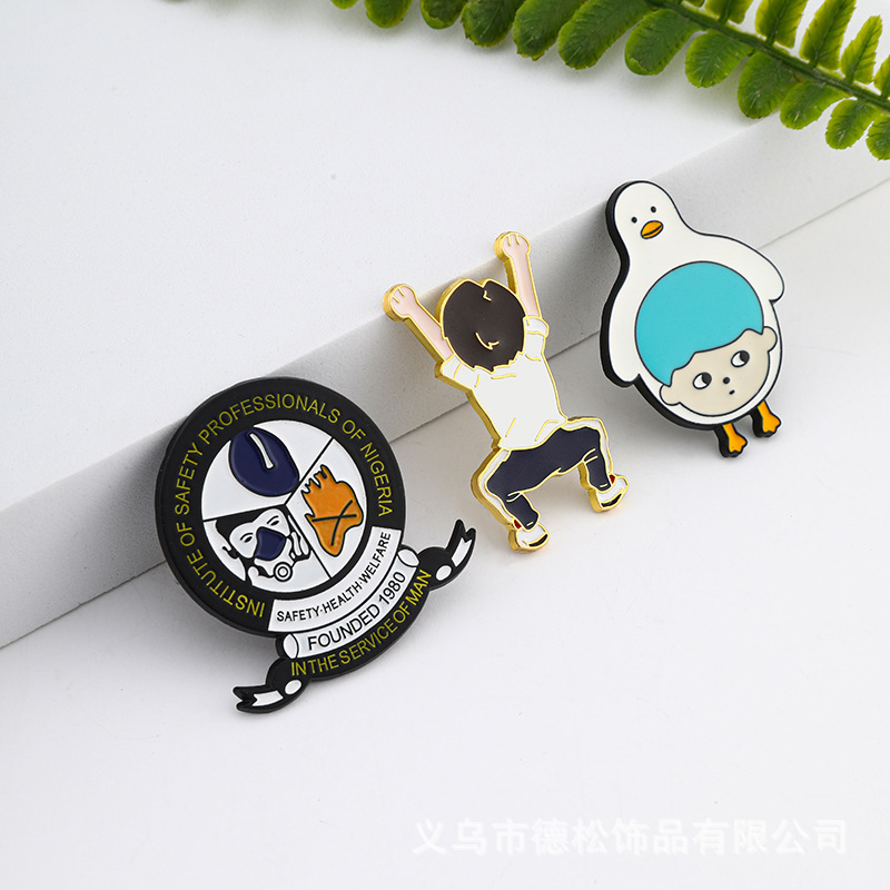 金属微章运动健儿徽章个性创意胸章企业徽章烤漆徽章会销礼品胸针