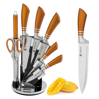 Beautiful Kitchenware Foreign Trade Knife Set Kitchen Household Stainless Steel Kitchen Knife Chef Knife Combination Set Gift Knife Set