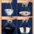 Kitchen Multi-Functional Anti-Scald Clip Bowl Clip Dish-Grabbing Device High Temperature Resistant Non-Slip Plate Clamp Creative Practical Silicone Kitchenware