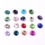 Crystal Glass Drill Double-Sided Pointed Bottom Satellite Shaped Rhinestone UFO Beads Manicure DIY Phone Case Stick-on Crystals Ornament Accessories
