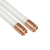 AKKOSTAR-12 M T8 30W Bright LED Fluorescent Lamp Tube Glass Tube Rose Gold Head Tube