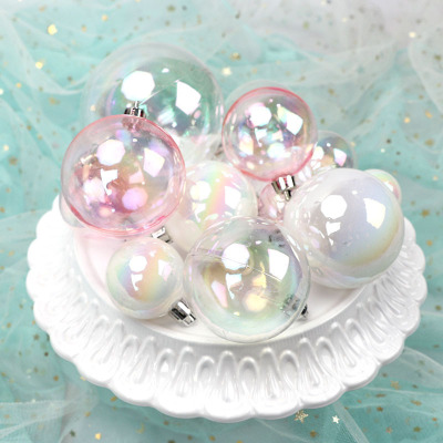 Internet Celebrity Ins Cake Decoration Colorful Ball White Pink Transparent Ball Colorful Ball Colorful Ball Baking Decoration