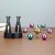 Metal Craft Perpetual Motion Instrument Wiggler Electric Rotary Perpetual Motion Colorful Ball Magnetic Celestial Instrument Creative Desktop Crafts