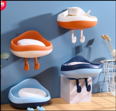 Cloud-Shaped Wall Hanging Drain Soap Box Foreign Trade Exclusive