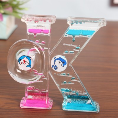 Creative TikTok Same Style OK Slide Oil Leakage Sand Clock Timer Oil Drops Creative Domestic Ornaments Student Gift