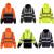 Outdoor Reflective Hooded Zipper Sweater Sports Fleece Cardigan