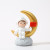 Car Decoration Creative Cute Plug-in Astronaut Home Car Resin Crafts Home Cake Baking Decoration