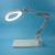 Pdok White Bench Magnifiers with Light Pd127 Cantilever Bracket 10 Times HD Optical White Glass Mirror Lighting