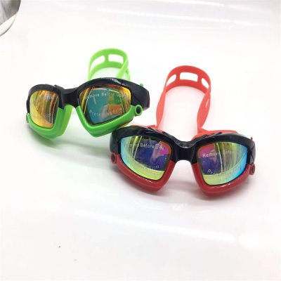  Manufacturers Supply Adult Silicone Swimming Goggles Waterproof Anti-Fog Swimming Goggles Electroplating Swimming 