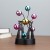 Metal Craft Perpetual Motion Instrument Wiggler Electric Rotary Perpetual Motion Colorful Ball Magnetic Celestial Instrument Creative Desktop Crafts