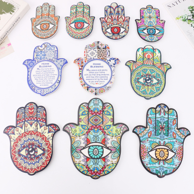 European and American Creative Ceramic Ornaments Household Hallway Decorations Fatima Hand Ceramic Coaster Personalized Crafts