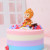 Cake Home Car Shaking Head Ornament Car Accessories Creative Cute Resin Crafts Cartoon Doll Supplies